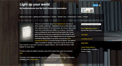 Desktop Screenshot of lightupyourworld.nl