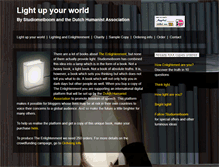 Tablet Screenshot of lightupyourworld.nl